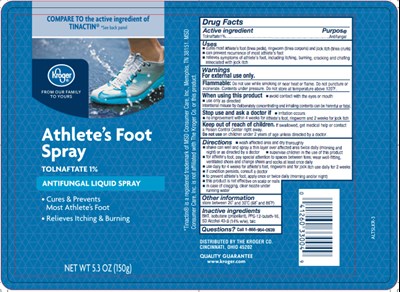 Kroger_antifungal Tolnaftate Athletes Foot Liquid Spray_altslkr-3 (Kroger Antifungal Tolnaftate Athletes Foot Liquid Spray Altslkr 3)